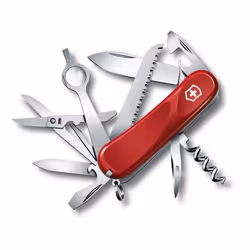 Victorinox Evolution 23, Coltello a serramanico, Coltello multiuso, Punta da taglio, Acciaio inox, ABS sintetico, Rosso, Acci ...