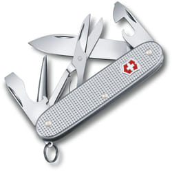 Victorinox - Coltellino svizzero Pionner x 0.8231.26 Argento con 9 funzioni incluse le forbici e un perforatore in blister