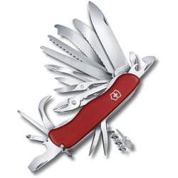 Victorinox - Swiss Army Knife Work Champ xl, con 31 funzioni, lunghezza 111 mm, peso 341 g, colore rosso, 0.8564.XL
