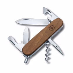 Victorinox Spartan Wood, Coltello a serramanico, Coltello multiuso, Pugnale, Legno, Acciaio inox, 10 strumenti