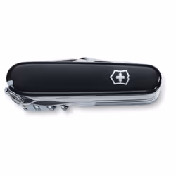 Victorinox Swiss Champ, Coltello a serramanico, Coltello multiuso, Punta da taglio, Acciaio inox, ABS sintetico, Nero, Acciai ...