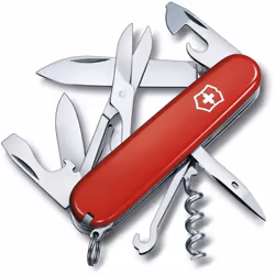 Coltello svizzero Victorinox Climber, 14 funzioni, include forbici e gancio multiuso, 82 gr, vari colori tra cui scegliere co ...