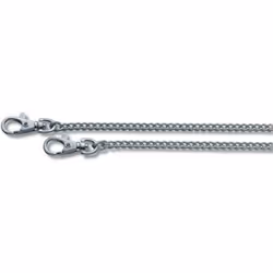 Catena in metallo Victorinox, include 2 moschettoni, robusta ed elegante, colore argento, disponibile in due misure con le se ...
