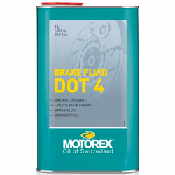 Motorex 300292, DOT 4, 1000 ml, Giallo, 1,06 kg/l, FMVSS 116 DOT 4, ISO 4925 CLASS 4, SAE J1703, SAE J1704