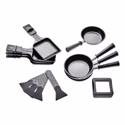 Solis 7611210977568 griglia per raclette 4 persona(e) 1020 W Nero, Argento - Vista aggiuntiva 7