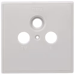Axing SZU00201, Bianco, Tradizionale, TZU 1-00, SAT + TV + Radio, 80 mm, 80 mm