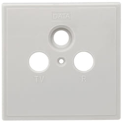 Axing SZU00201 Placca copripresa e copri interruttori Bianco