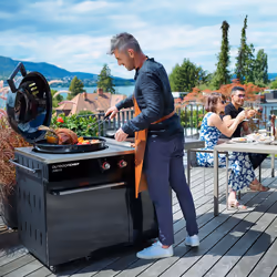 OUTDOORCHEF Lugano 570 GAS Barbecue Zona cottura Nero