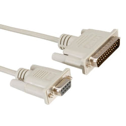 ROLINE Modem Cable, DB9 F - DB25 M 3.0 m cavo seriale