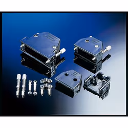 ROLINE D-Sub Connector Casing 9-pin/HD15, DB8 / HD15, Nero, 30 x 30 x 15 mm