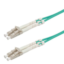 ROLINE FO Jumper Cable 50/125µm OM3, LC/LC, Low-Loss-Connector 20m cavo InfiniBand e in fibra ottica Turchese