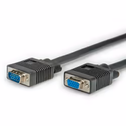 ROLINE 6m VGA, 6 m, VGA (D-Sub), VGA (D-Sub), Maschio, Femmina, Nero