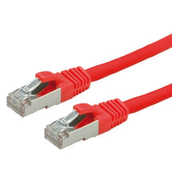 VALUE S/FTP Patch Cord Cat.6, halogen-free, red, 1m cavo di rete Rosso