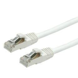 VALUE S/FTP Patch Cord Cat.6, halogen-free, white, 5m cavo di rete Bianco