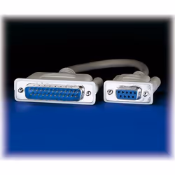 ROLINE 6m 9p/25p cavo seriale Grigio D-sub 25-p D-sub 9-p