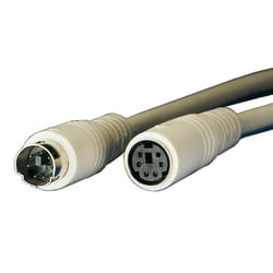 ROLINE PS/2 Cable, M - F 3 m cavo PS/2 Grigio