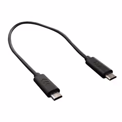 ROLINE USB 2.0, Micro B - Micro B, M/M, 0.3m, 0,3 m, Micro-USB B, Micro-USB B, USB 2.0, Maschio/Maschio, Nero