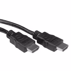 VALUE 11.99.5731, 1 m, HDMI tipo A (Standard), HDMI tipo A (Standard), Compatibilità 3D, 10,2 Gbit/s, Nero