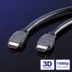 ROLINE HDMI High Speed Cable + Ethernet, M/M 7.5 m