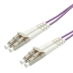 ROLINE FO Jumper Cable 50/125µm OM4, LC/LC, Low-Loss-Connector 5m cavo InfiniBand e in fibra ottica Viola