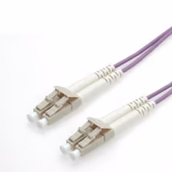 ROLINE FO Jumper Cable 50/125µm OM4, LC/LC, Low-Loss-Connector 5m cavo InfiniBand e in fibra ottica Viola