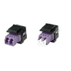 ROLINE Fiber Optic Keystone Jack, LC/LC Duplex, Multimode, OM4 cavo InfiniBand e in fibra ottica