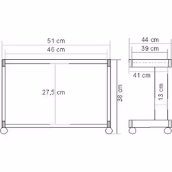 ROLINE Mini Printer Table - Vista aggiuntiva 3