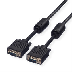 ROLINE 11.04.5260 cavo VGA 10 m VGA (D-Sub) Nero