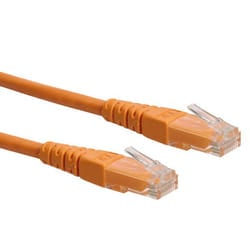 ROLINE 3m Cat6 UTP cavo di rete Arancione U/UTP (UTP)