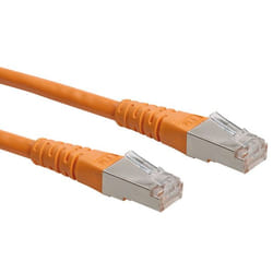 ROLINE Cat6, 15m cavo di rete Arancione S/FTP (S-STP)