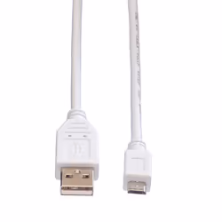 VALUE 11998751 cavo USB USB 2.0 0,15 m USB A Micro-USB B Bianco