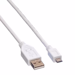 VALUE 11998751 cavo USB USB 2.0 0,15 m USB A Micro-USB B Bianco