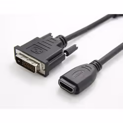 VALUE Cableadapter, DVI M - HDMI F, Nero