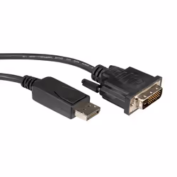 ROLINE 11.04.5773 cavo e adattatore video 3 m DisplayPort DVI-D Nero