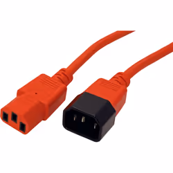 Secomp 19.08.1520 cavo di alimentazione Rosso 1,8 m Accoppiatore C14 Accoppiatore C13