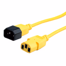 Secomp 19081521 Giallo 1,8 m Accoppiatore C14 Accoppiatore C13 - Vista aggiuntiva 3