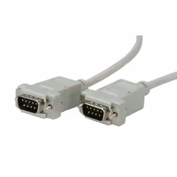 VALUE RS232 Cable, DB9 M - M 1.8 m, 1,8 mm, Grigio