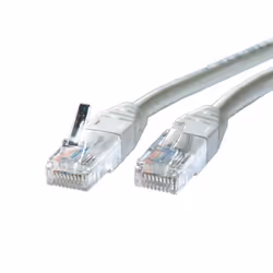 ROLINE 21.15.0501, 1 m, Cat5e, U/UTP (UTP), RJ-45, RJ-45, Grigio