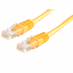 ROLINE 21.15.0532, 1 m, Cat5e, U/UTP (UTP), RJ-45, RJ-45, Giallo