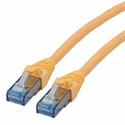 ROLINE Cat6a 1.5m, 1,5 m, Cat6a, U/UTP (UTP), RJ-45, RJ-45, Giallo