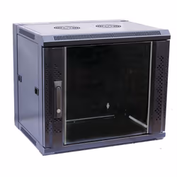 VALUE 26990150, Da parete, 9U, 60 kg, Nero