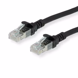 ROLINE 21152757, 10 m, Cat6a, U/UTP (UTP), RJ-45, RJ-45, Nero