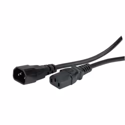 VALUE 19.99.1515 cavo di alimentazione Nero 1,8 m Accoppiatore C14 Accoppiatore C13