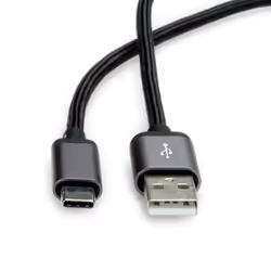 ROLINE 11029027 cavo USB USB 2.0 0,8 m USB A USB C Nero