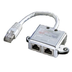 VALUE T-Adapter Cat. 5e, STP cavo di rete Bianco 0,17 m