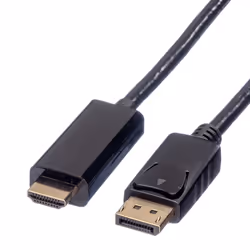 ROLINE 11.04.5787, 3 m, DisplayPort, Maschio, Maschio, Dritto, Dritto
