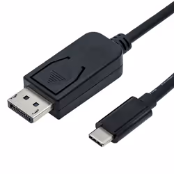 ROLINE 11045845, 1 m, USB tipo-C, DisplayPort, Maschio, Maschio, Dritto