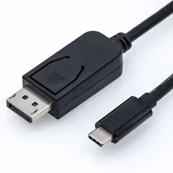 ROLINE 11.04.5846, 2 m, DisplayPort, USB tipo-C, Maschio, Maschio, 3840 x 2160 Pixel
