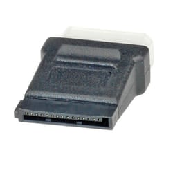 ROLINE 11.03.1060 adattatore per inversione del genere dei cavi Molex (4p) SATA Nero