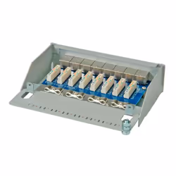 ROLINE Cat.5e Wall Mount Patch Panel, 8 Ports, STP light grey - Vista aggiuntiva 3